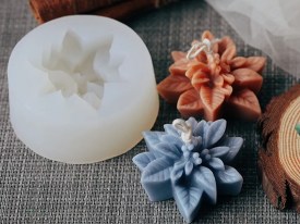 Molde silicona FLOR NAVIDAD 